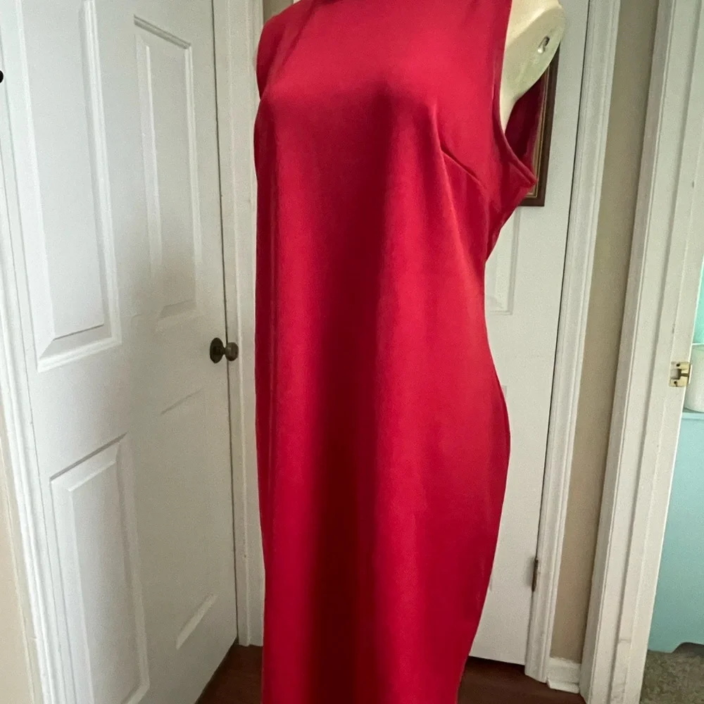 Ice Red Midi Dress - Picture 2 of 8